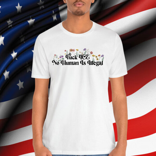 Floral Fuck Ice Anti Trump T-Shirt