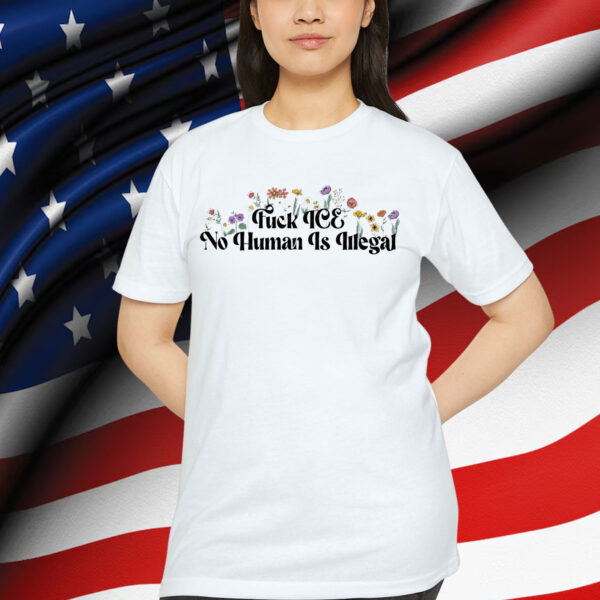 Floral Fuck Ice Anti Trump T-Shirt