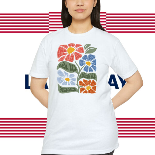 Fuck ICE Flower Shirt
