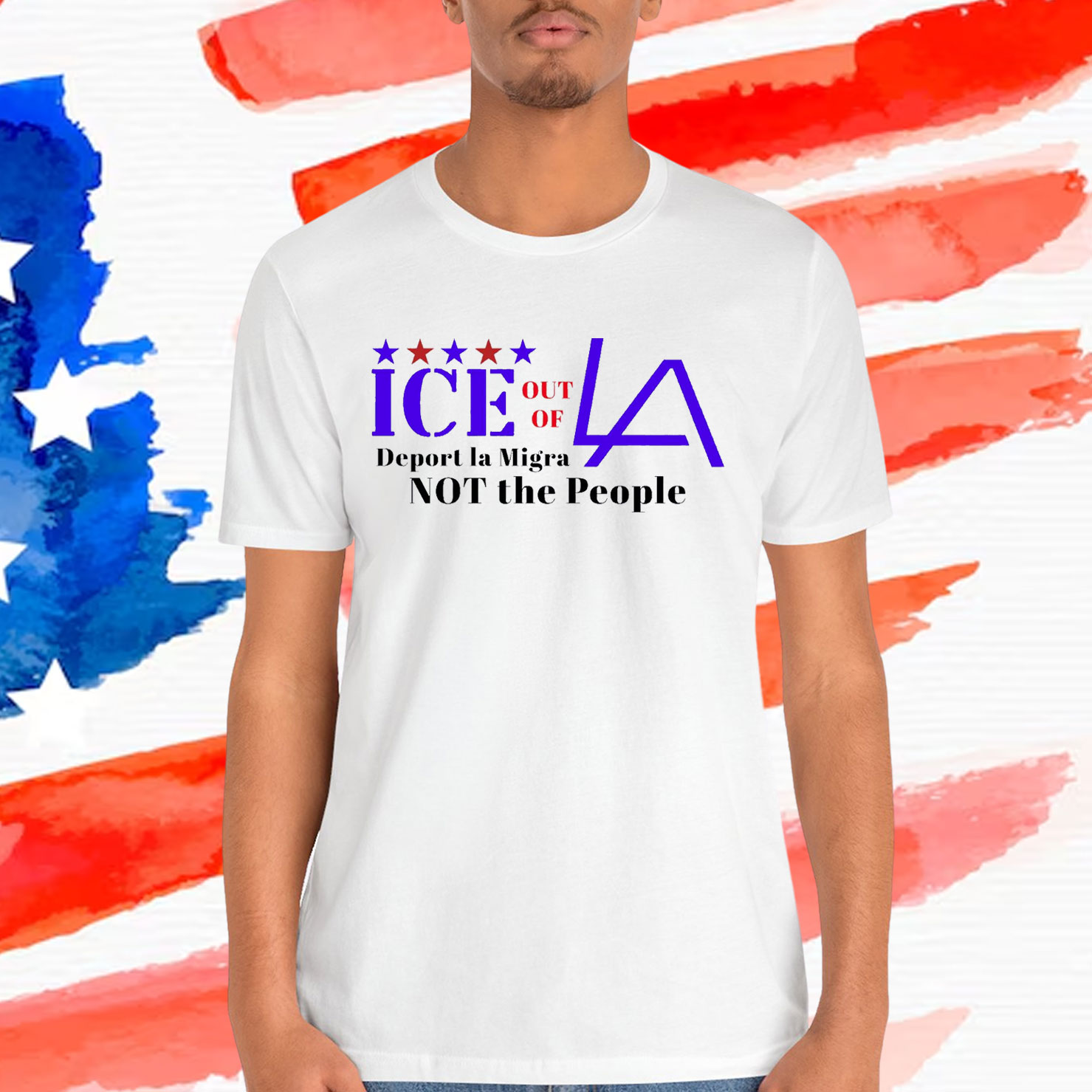 Fuck ICE Out Of LA Deport La Migra Not The People T-Shirt