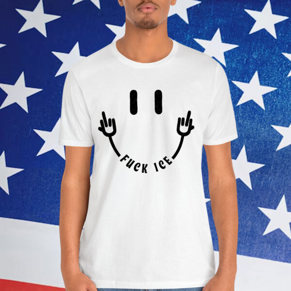 Fuck ICE Smiley Face T-Shirt