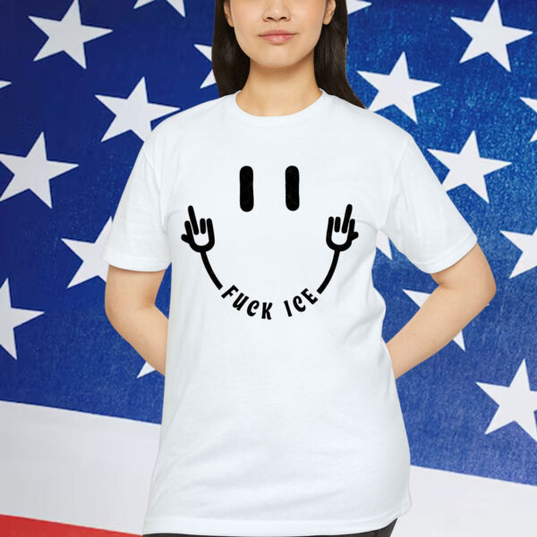 Fuck ICE Smiley Face T-Shirt