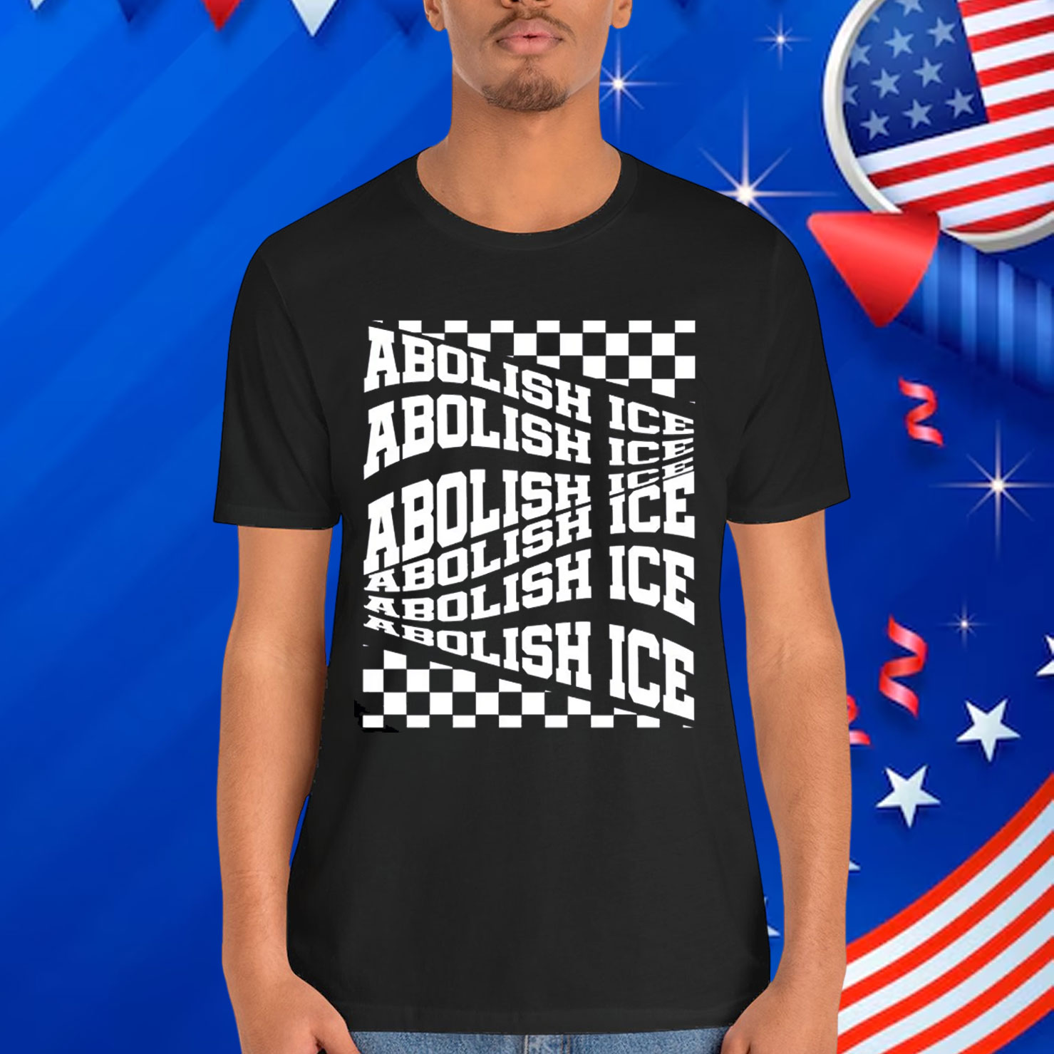 Fuck ICE Abolish No Human T-Shirt