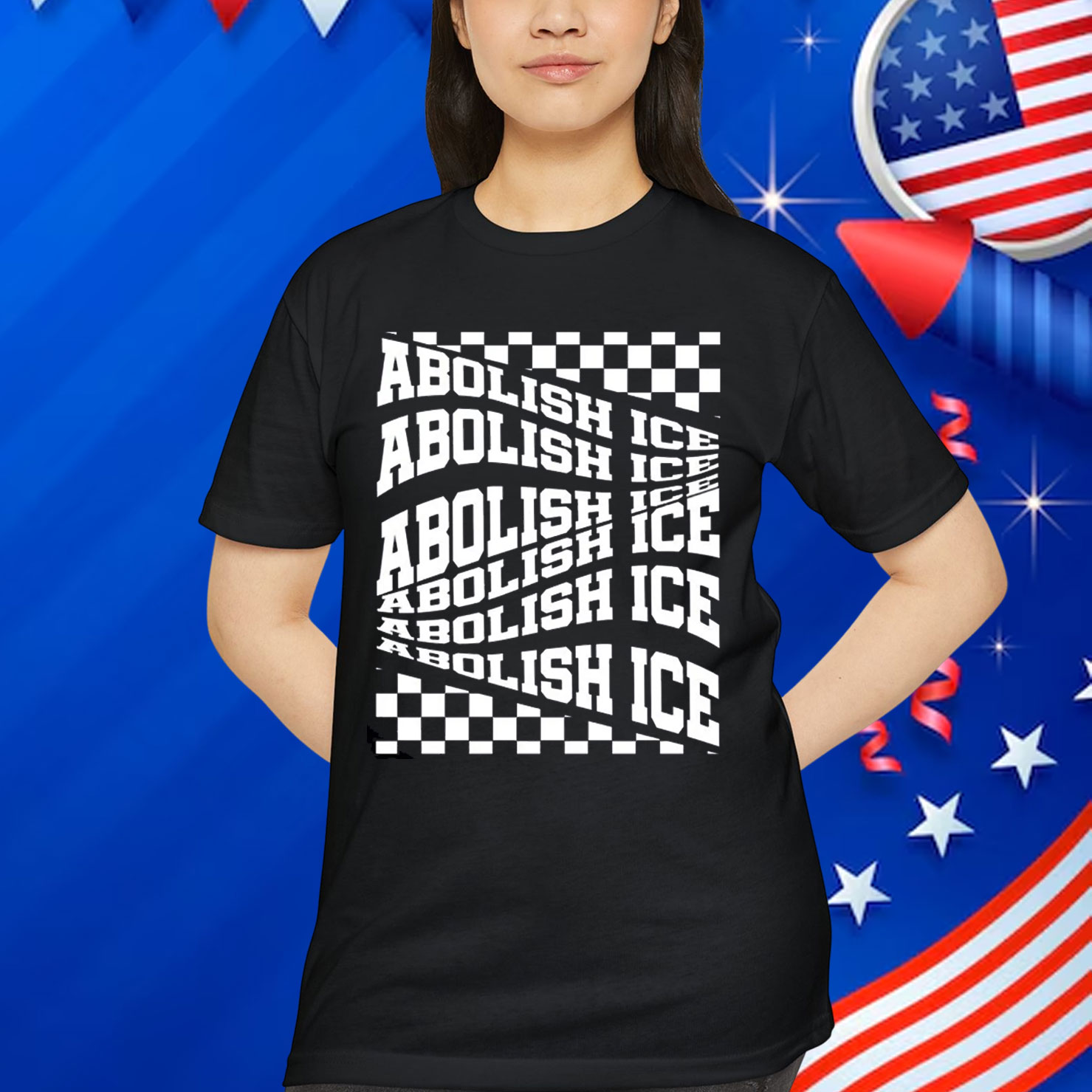 Fuck ICE Abolish No Human T-Shirt