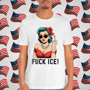 Fuck Ice Middle Fingers Anti Ice T-Shirt