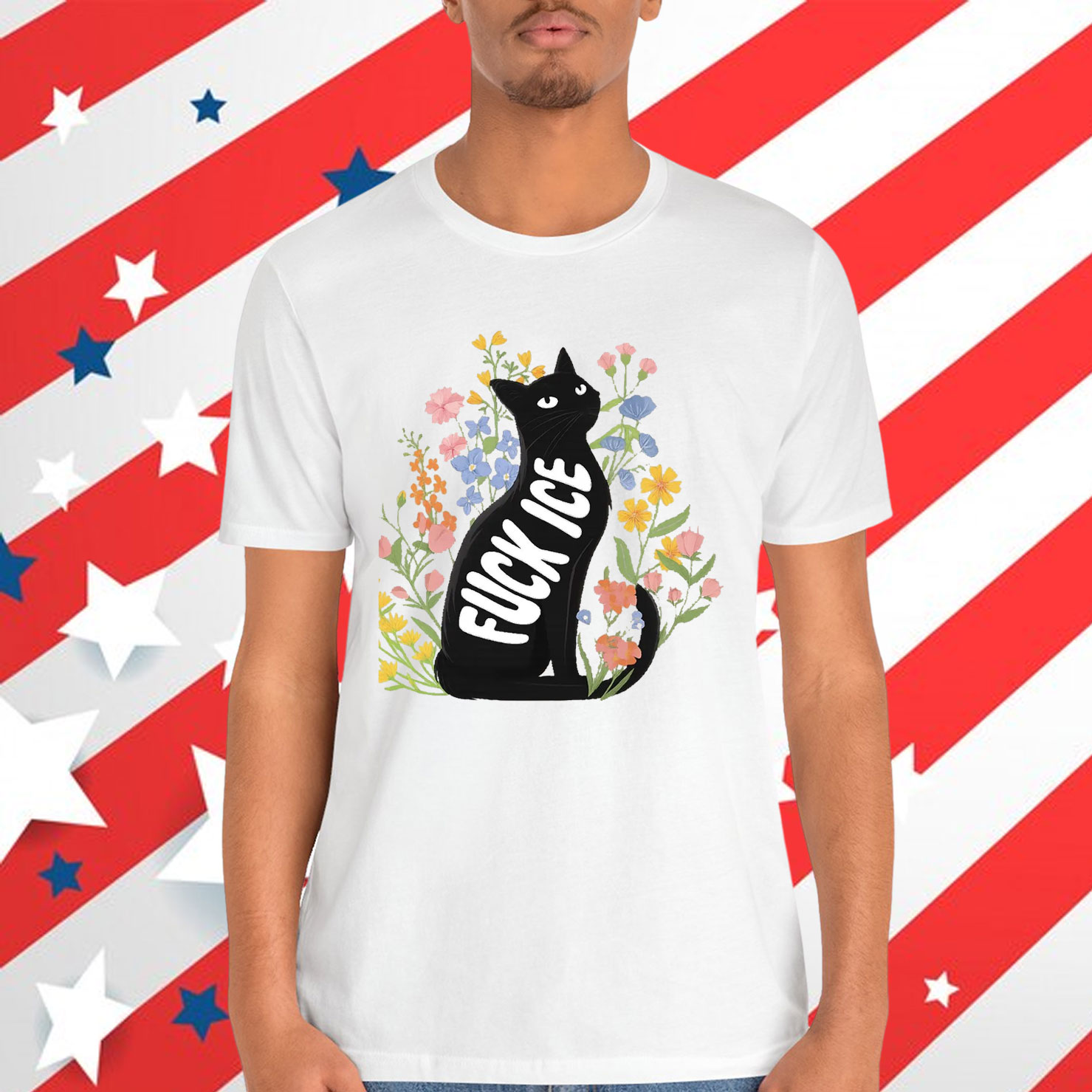 Fuck Ice Anti Cat T-Shirt
