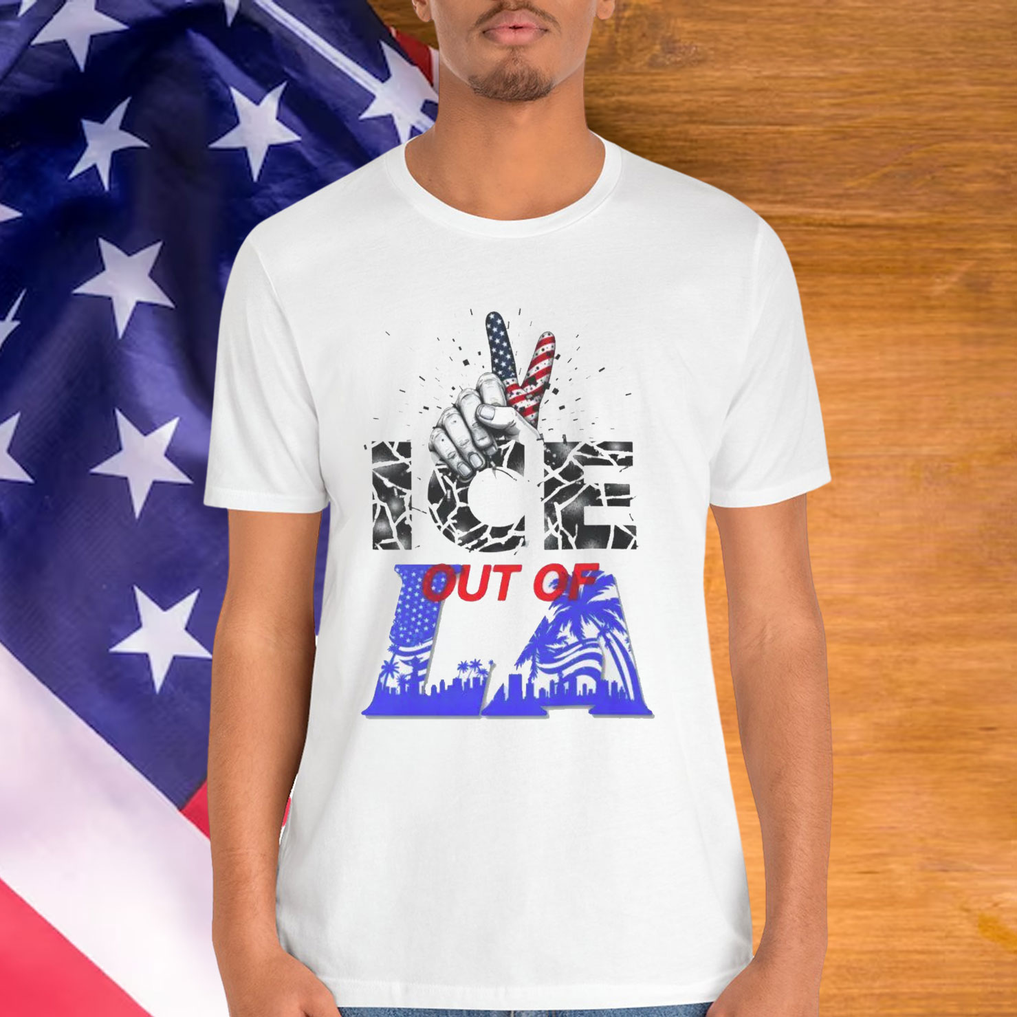 ICE Out Of LA Los Angeles T-Shirt
