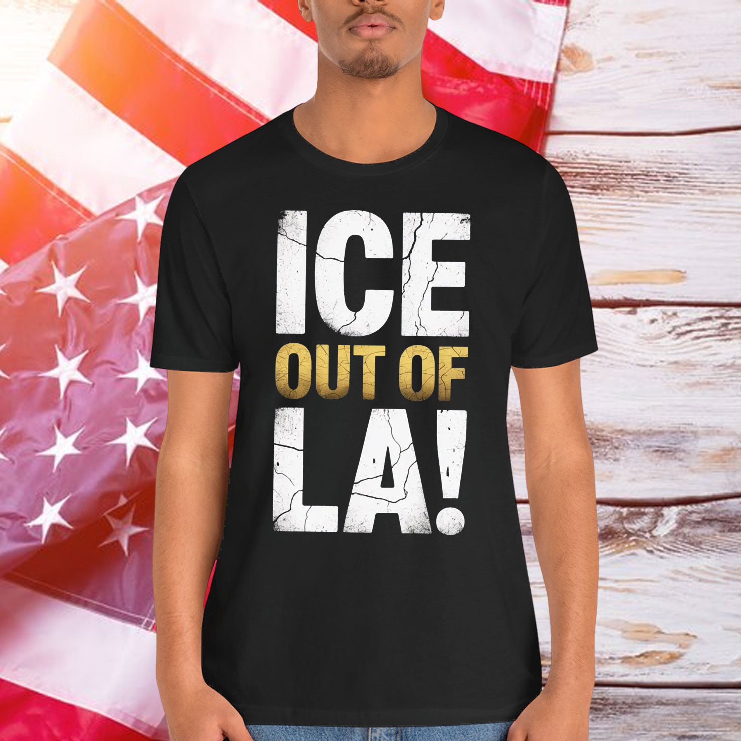 ICE Out Of La Lmmigration Protests USA Los Angeles Anti T-Shirt