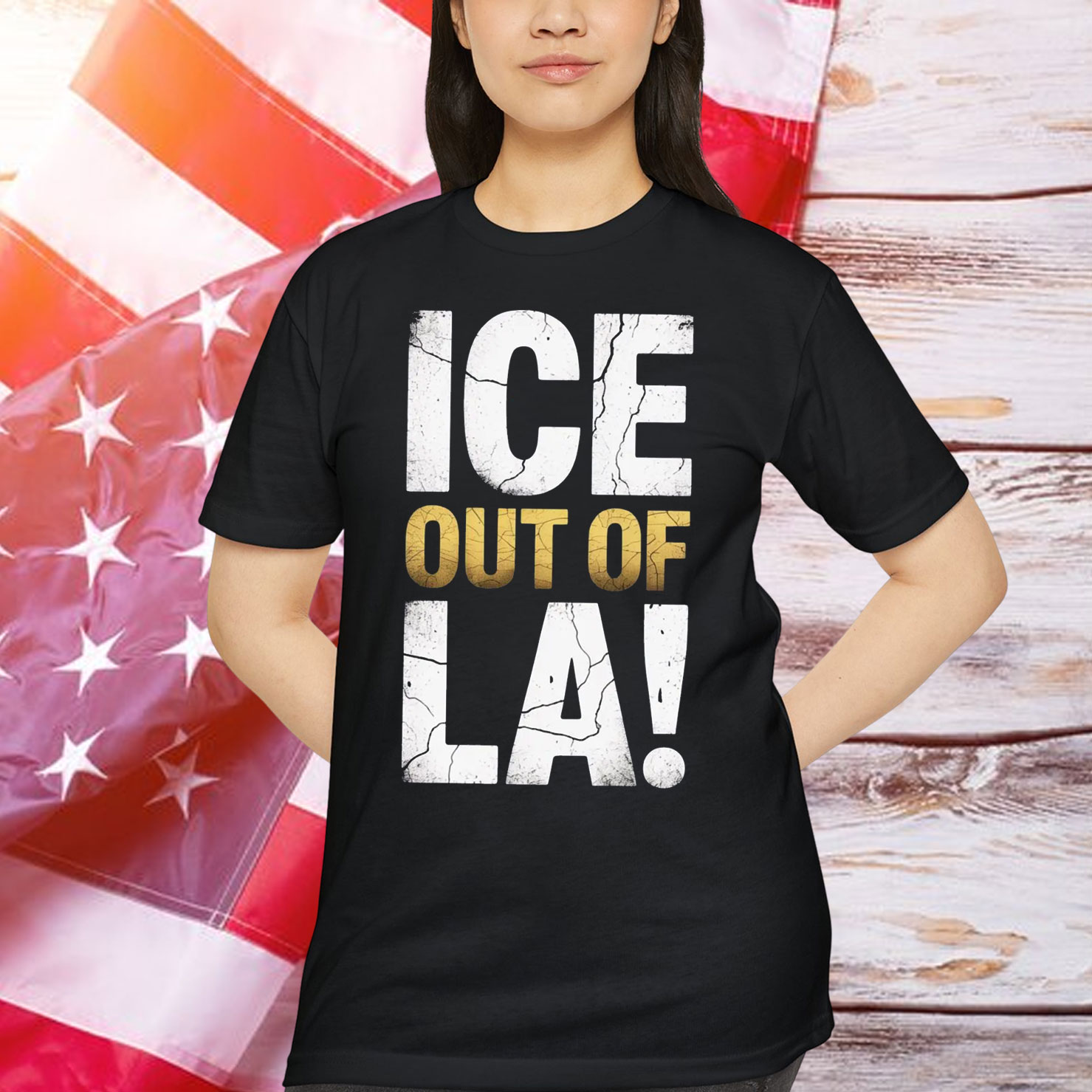 ICE Out Of La Lmmigration Protests USA Los Angeles Anti T-Shirt