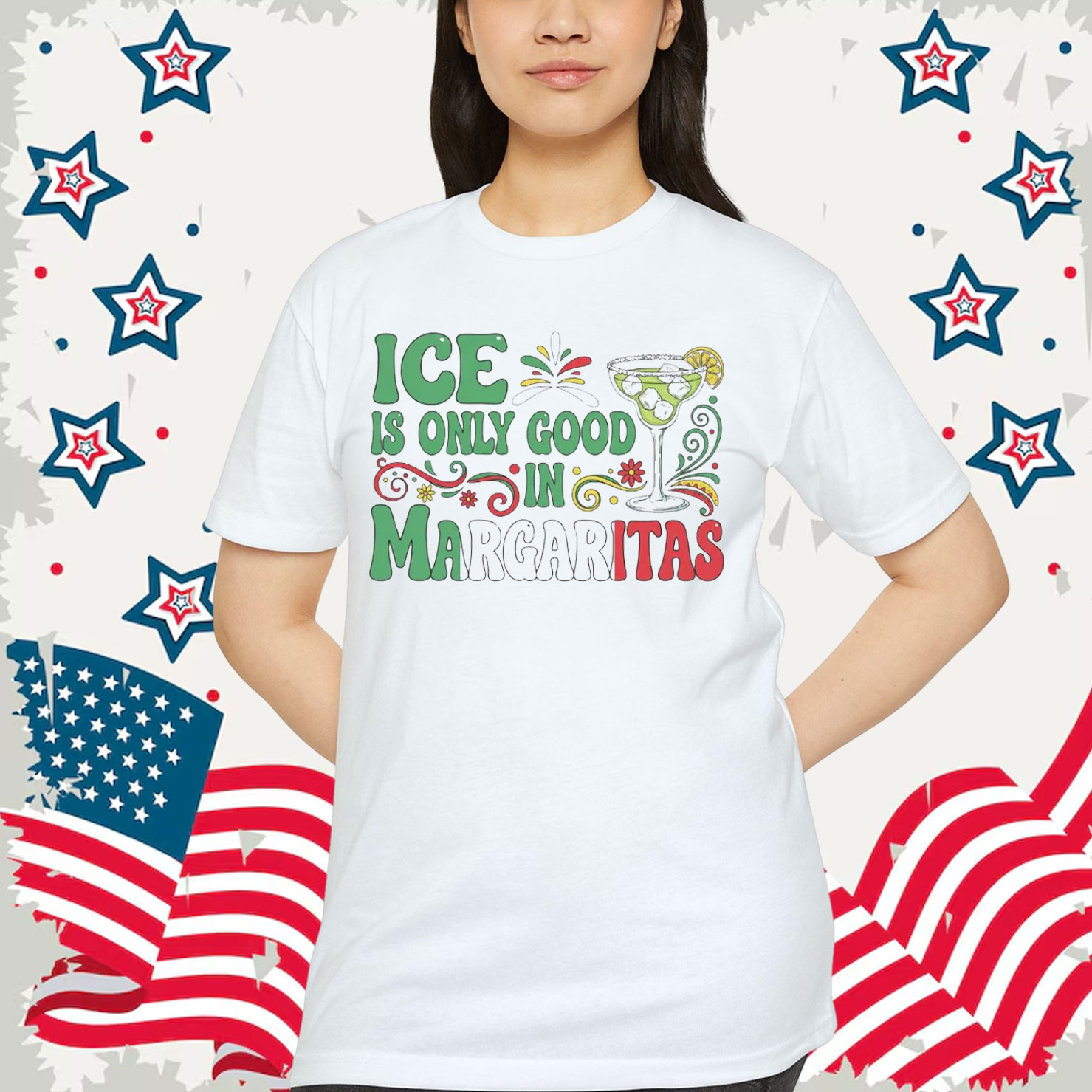 Ice Is Only Good In Margarita T-Shirt