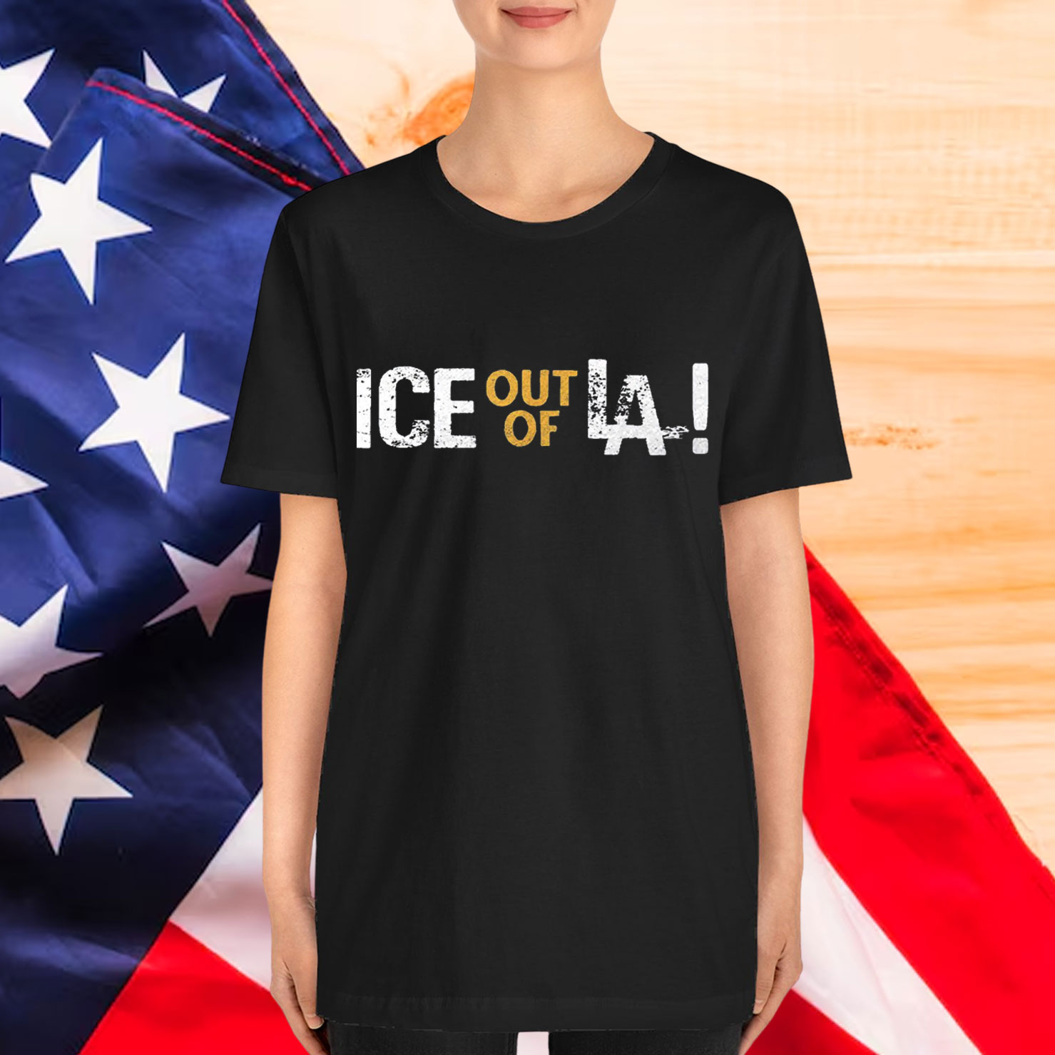 Ice Out Of LA Immigration Protests T-Shirt