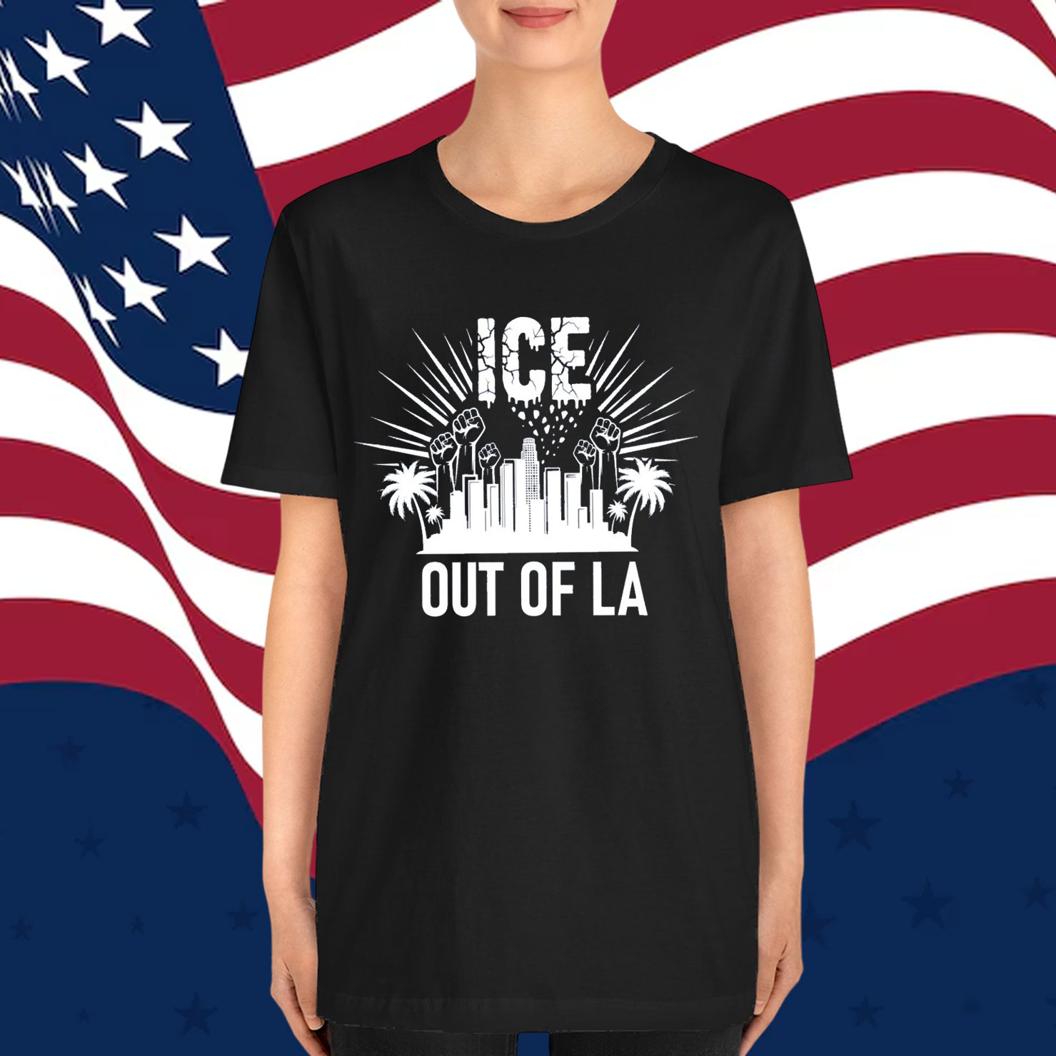 Ice Out Of LA Protest T-Shirt