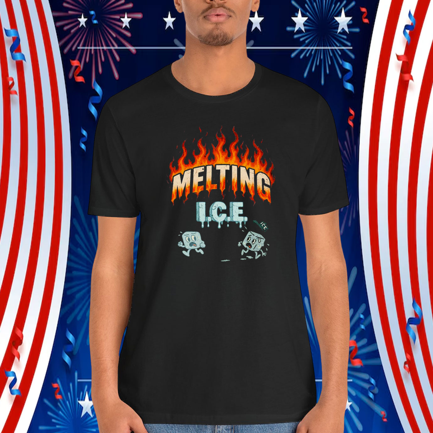 Melting ICE Abolish I.C.E. Shirt