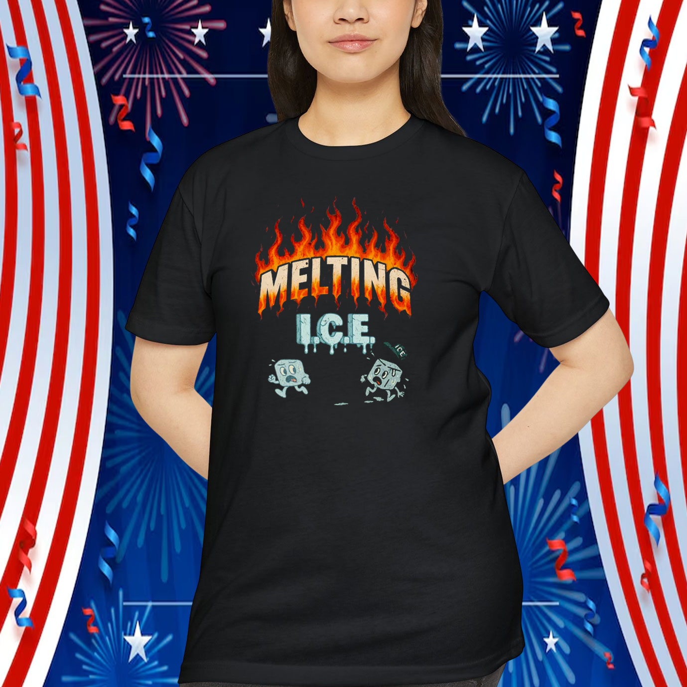 Melting ICE Abolish I.C.E. Shirt