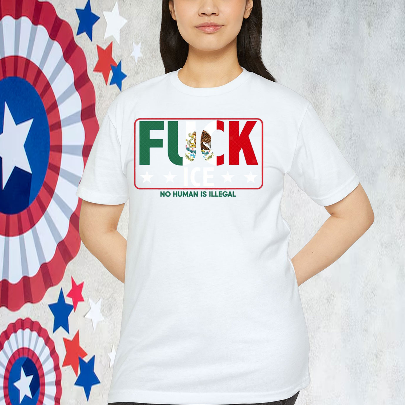 Mexican Fuck ICE No Human Is Illegal Shirt