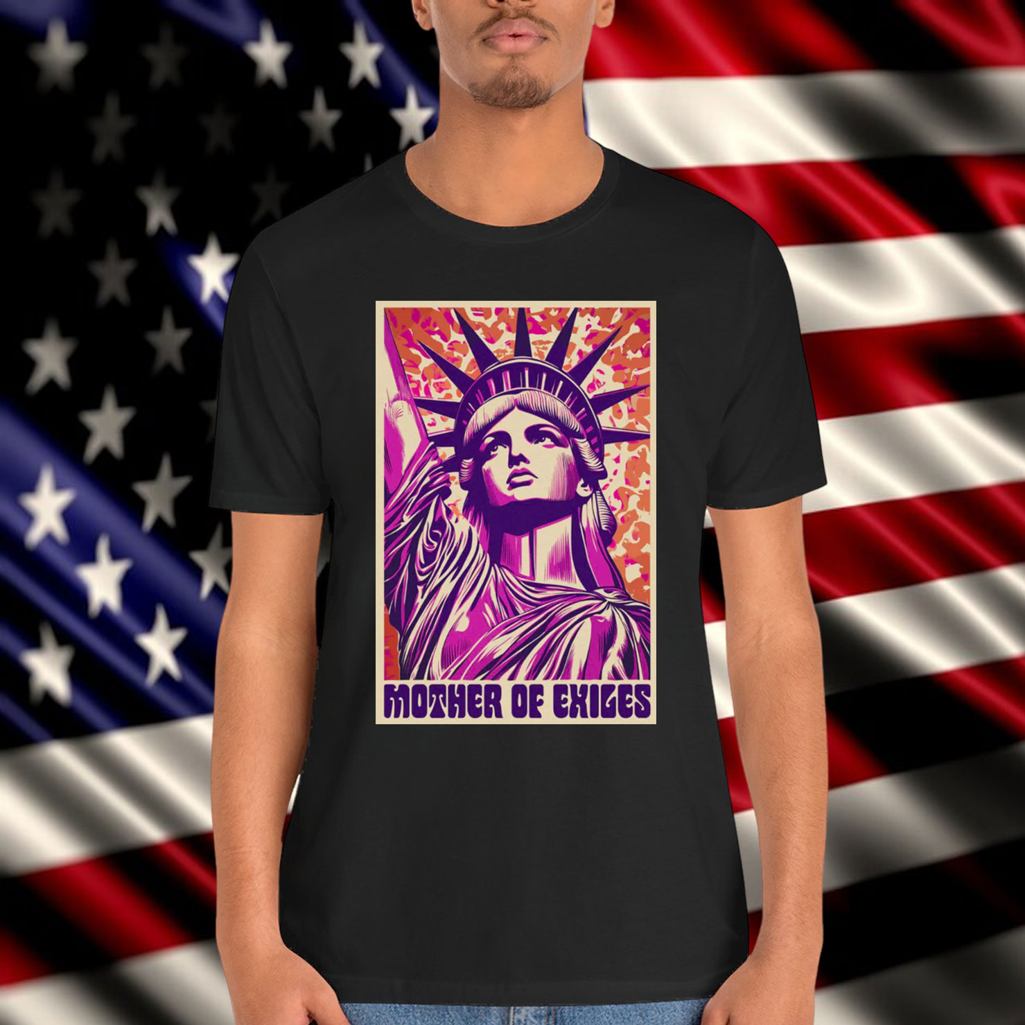 Mother of Exiles Statue of Liberty T-Shirt