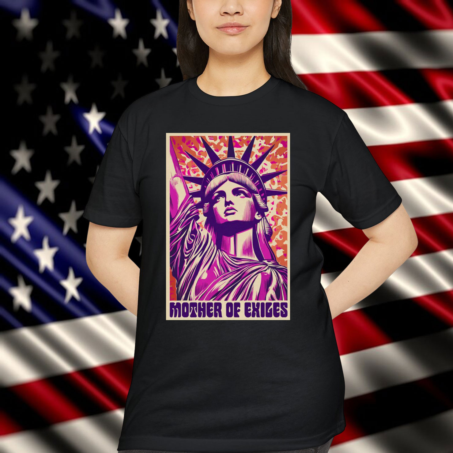 Mother of Exiles Statue of Liberty T-Shirt