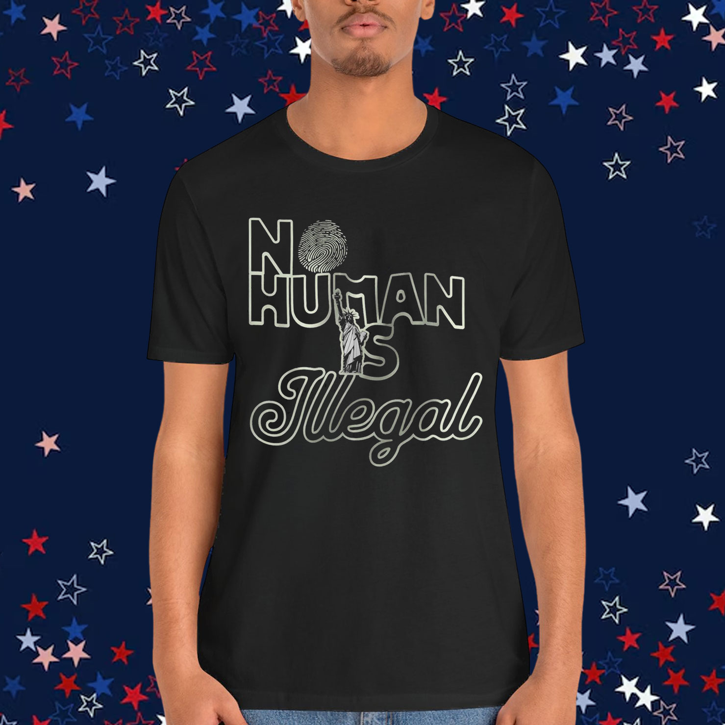 No Human Is Illegal Abolish ICE T-Shirt