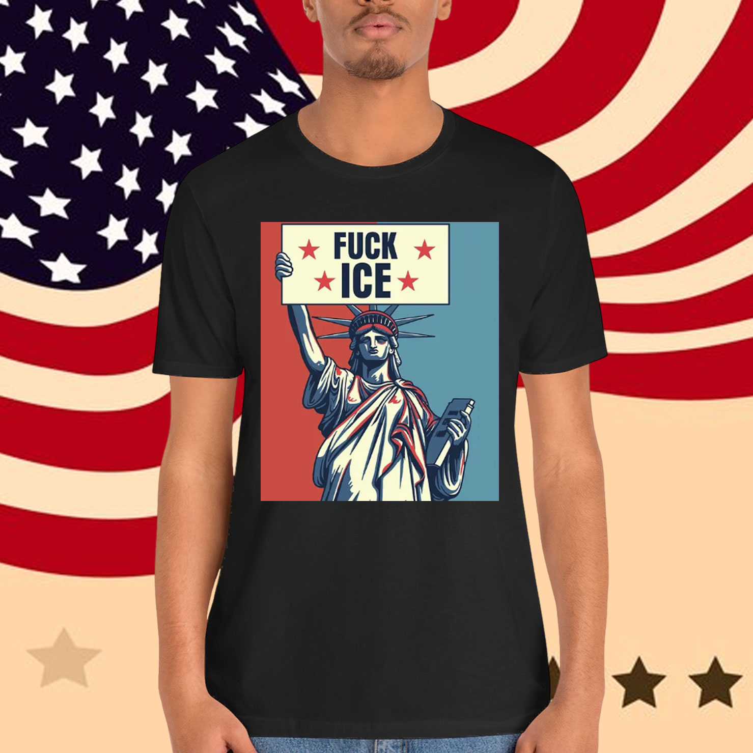 No Human Is Illegal FuCK ICE T-Shirt
