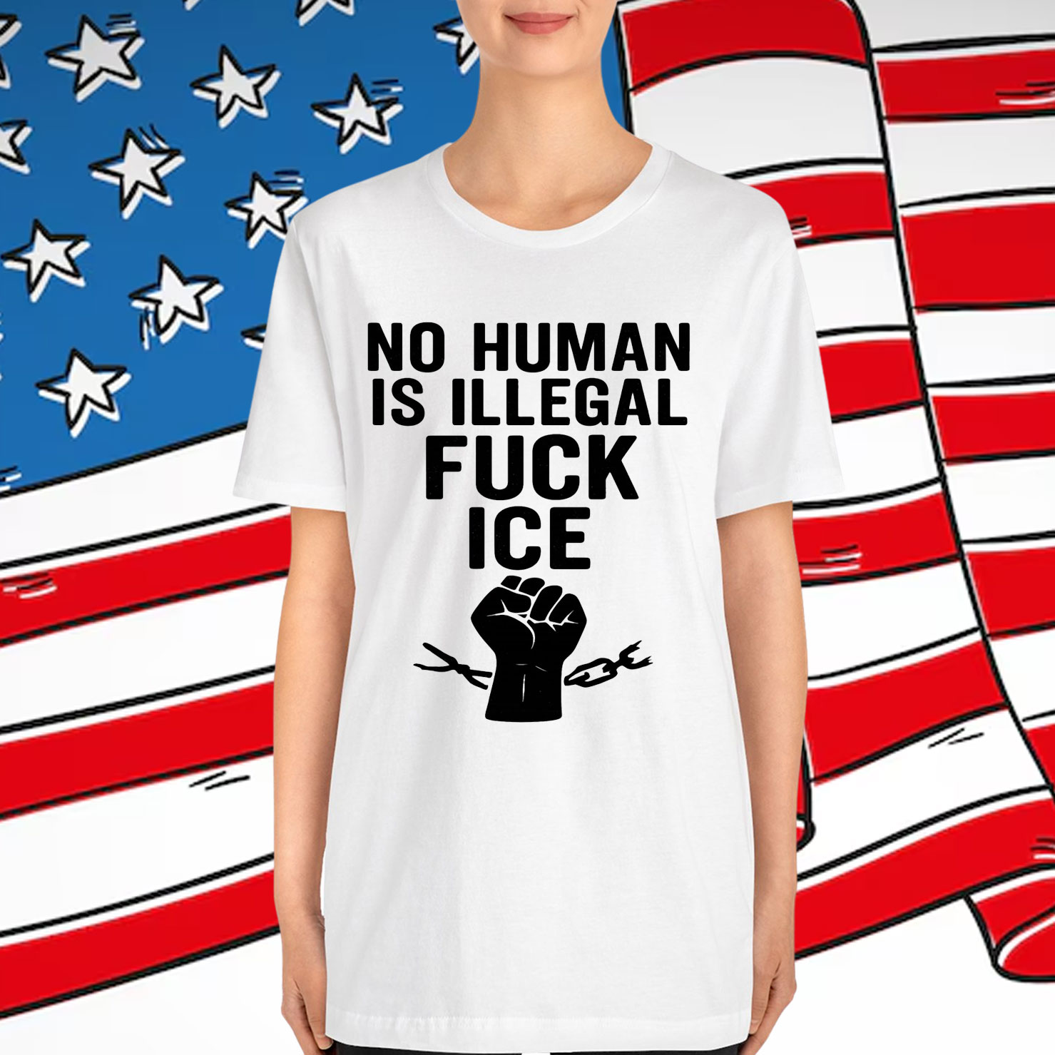 No Human Is Illegal T-Shirt