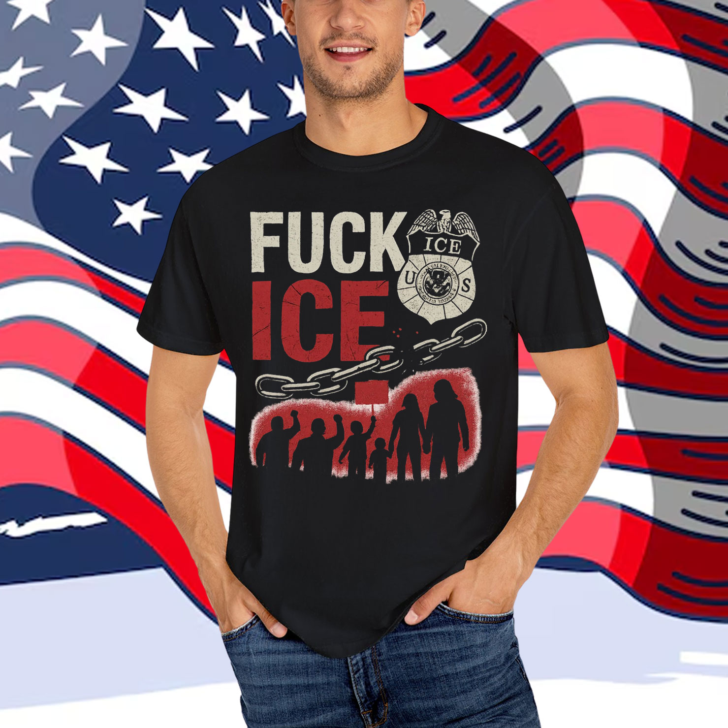 No Human Is Illegal T-Shirt