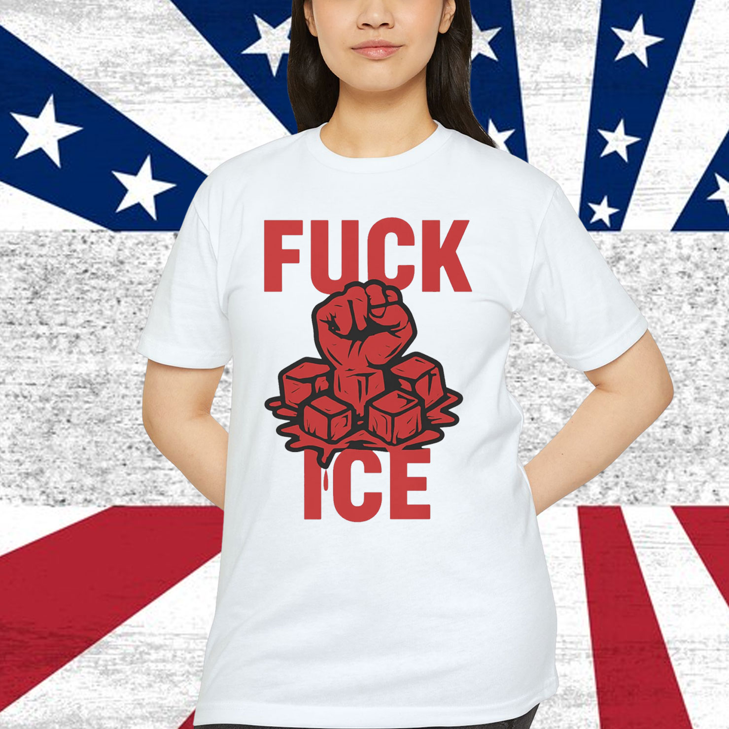No Human Is Illegal Fuck ICE T-Shirt