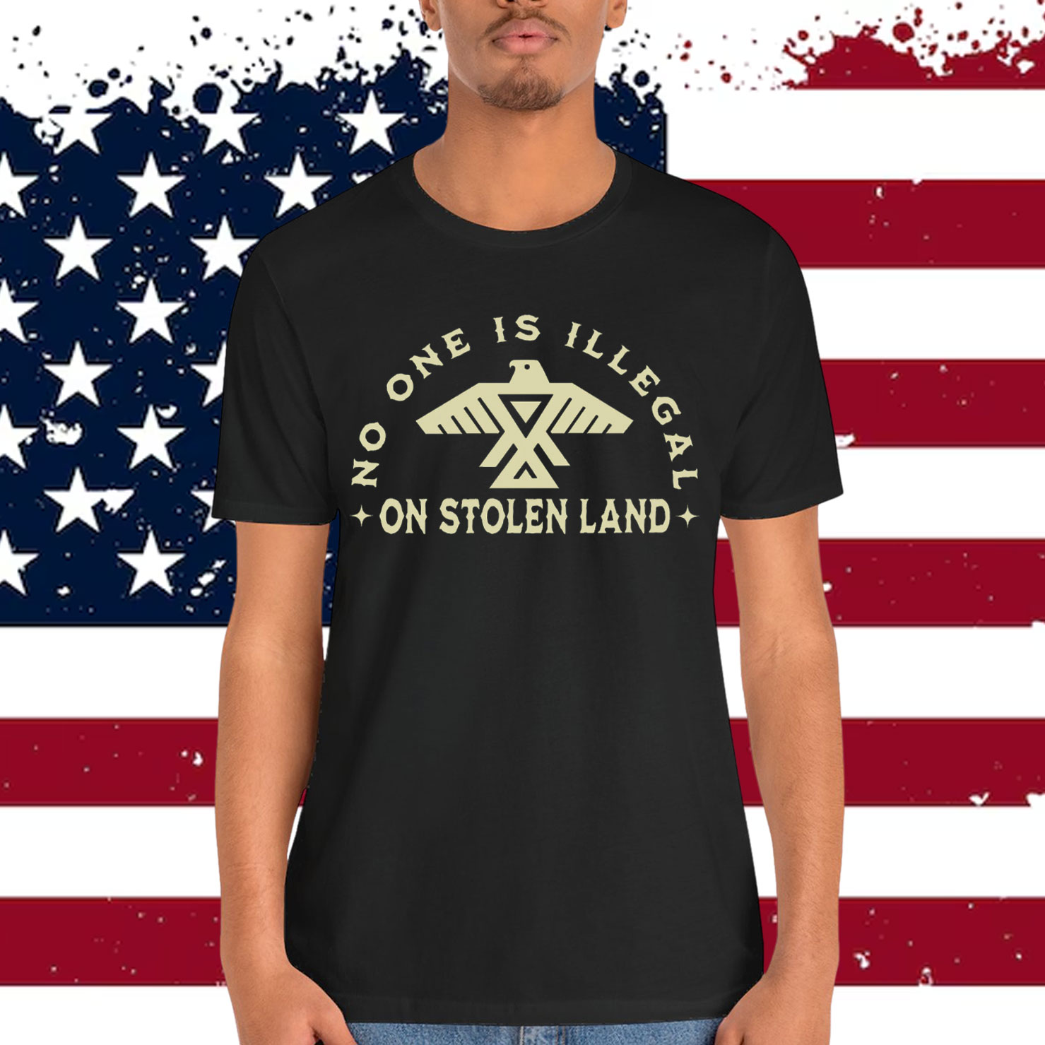 No One is Illegal on Stolen Land T-Shirt