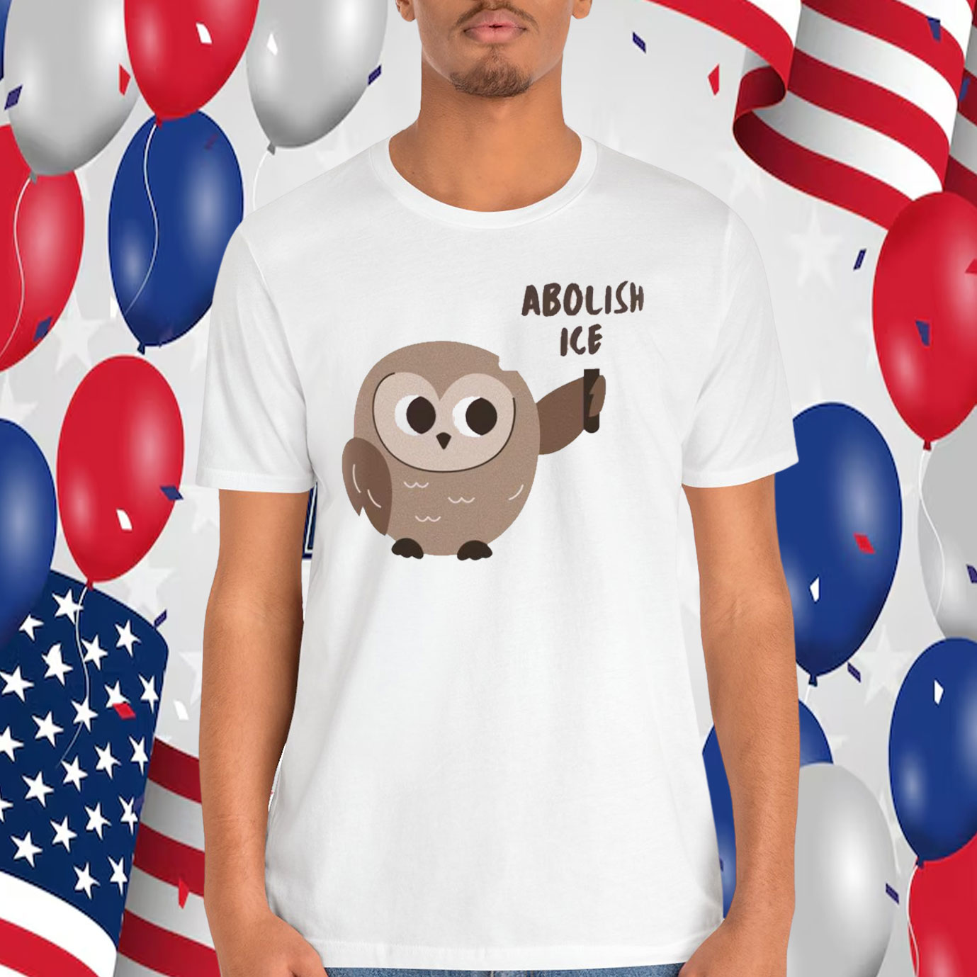 Owl Abolish ICE Shirt