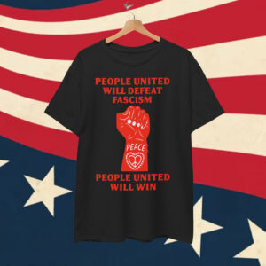 People United Will Defeat Fascism & Abolish ICE T-Shirt