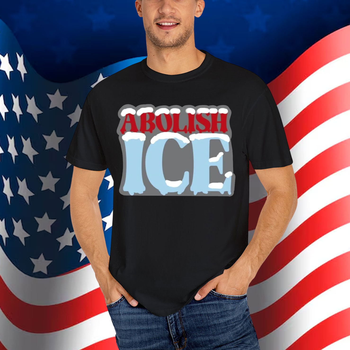 Political Democratic Stickers T-Shirt