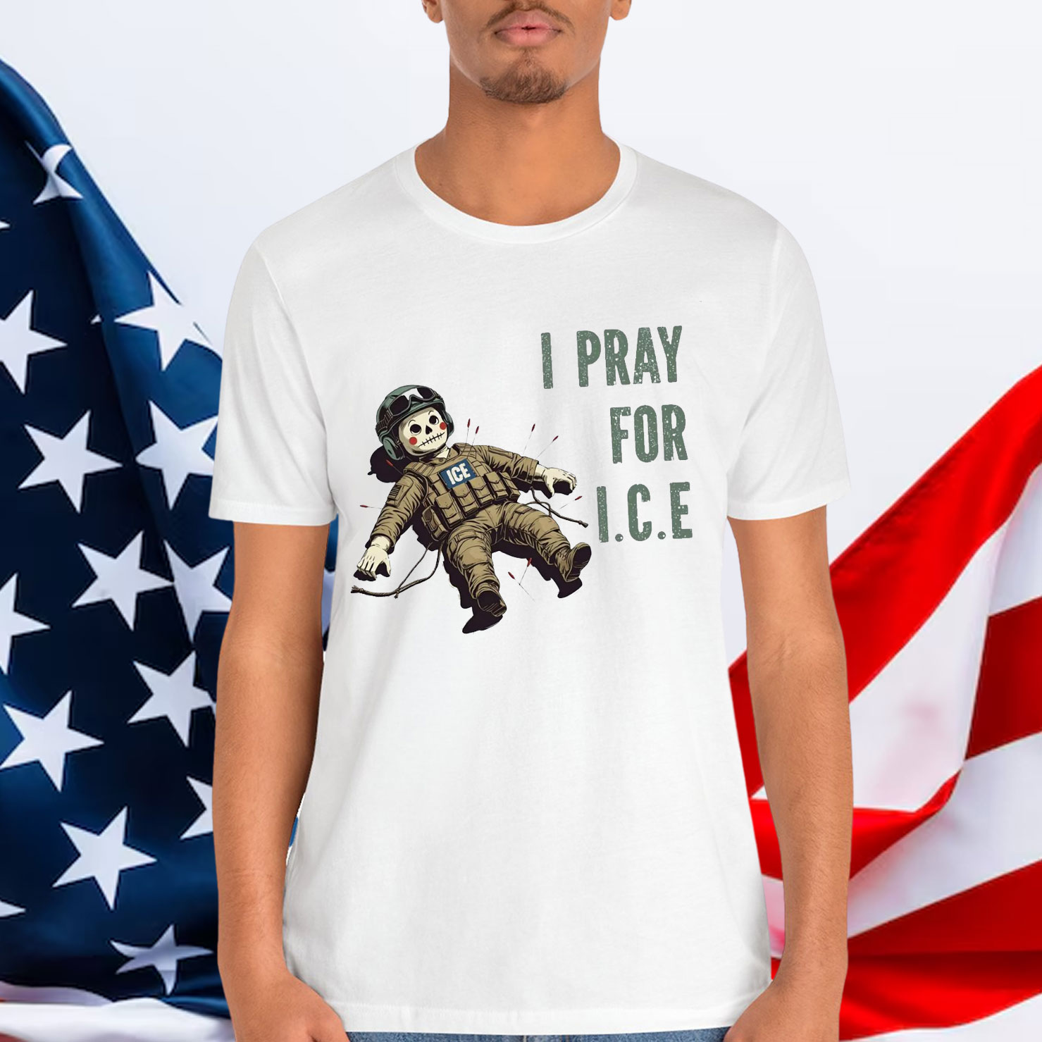 Pray for Ice Anti ICE T-Shirt