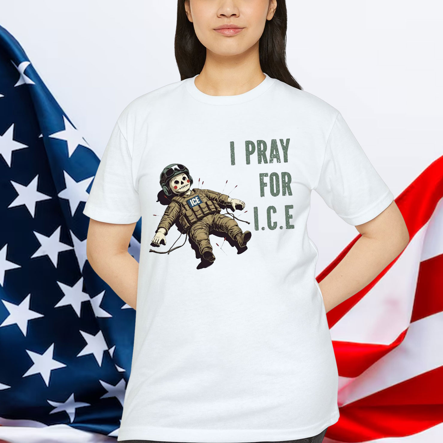 Pray for Ice Anti ICE T-Shirt