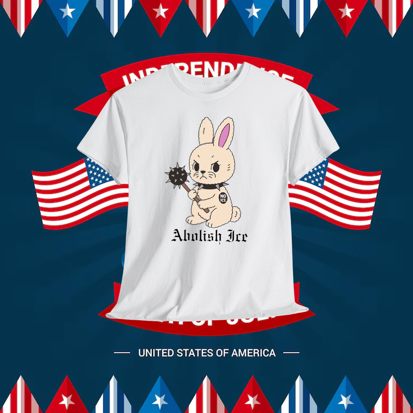 Rabbit Abolish ICE Shirt