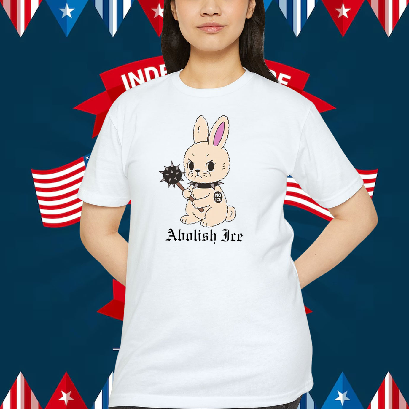 Rabbit Abolish ICE Shirt