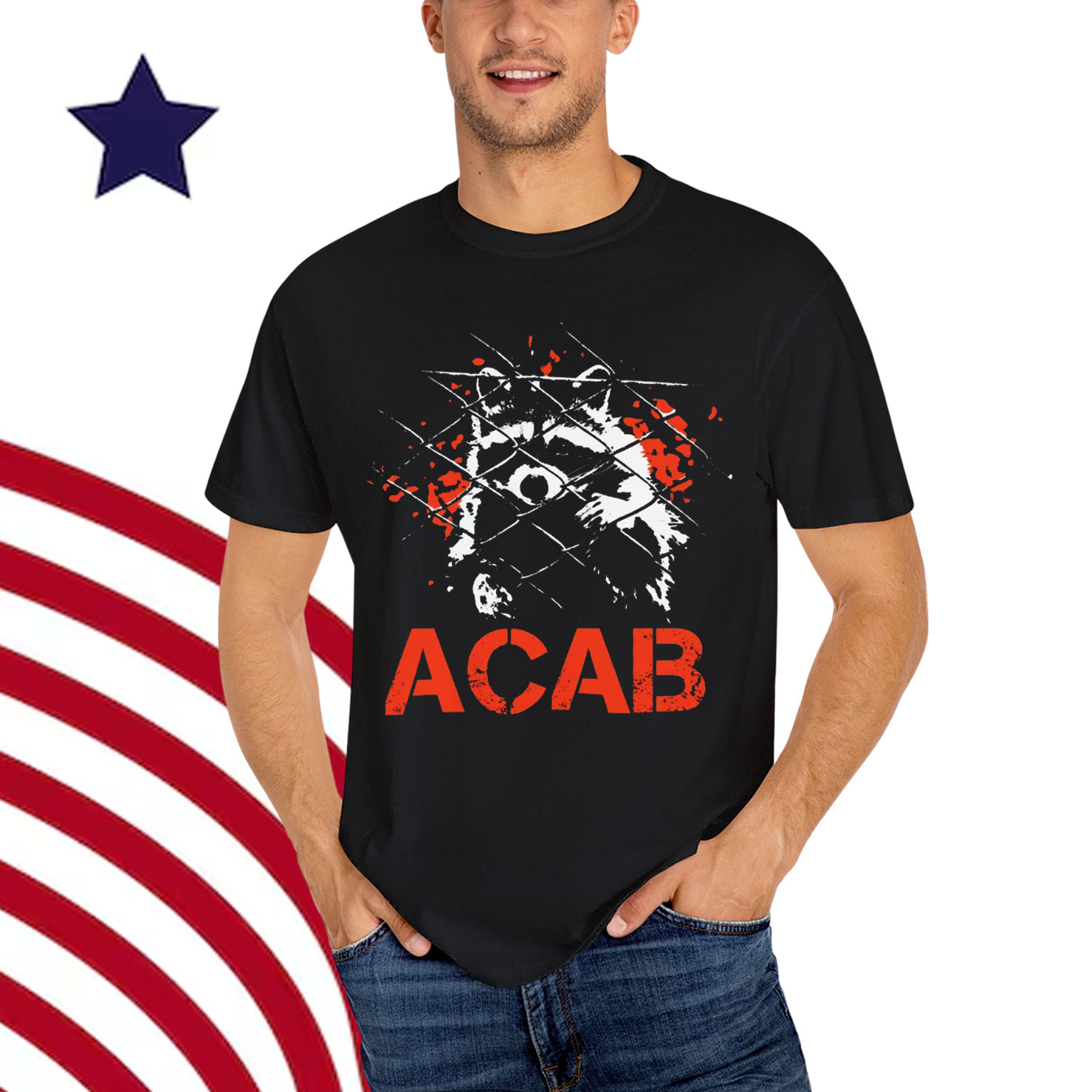 Raccoon Trash Panda ACAB T-Shirt