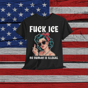 Retro Abolish ICE No Human Is Illegal T-Shirt