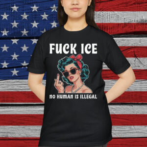 Retro Abolish ICE No Human Is Illegal T-Shirt