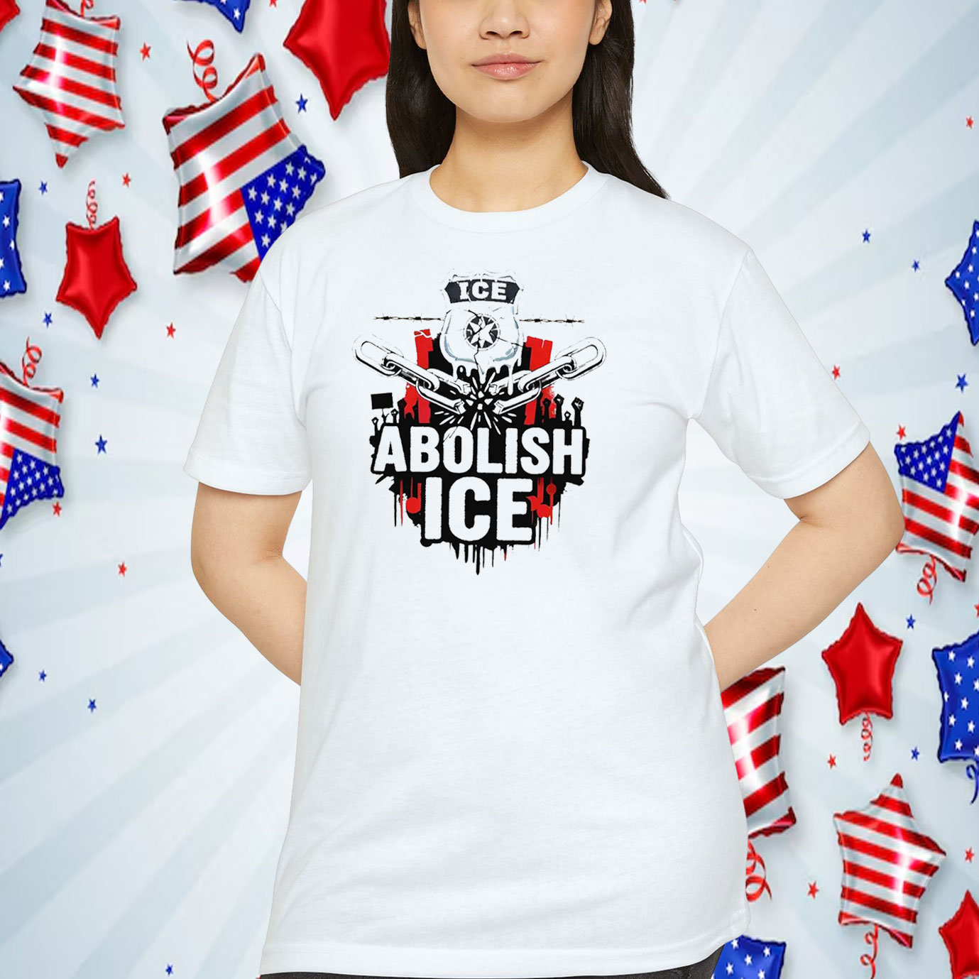 Retro Abolish ICE Shirt