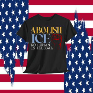 Retro Abolish Ice No Human Is Illegal Shirt