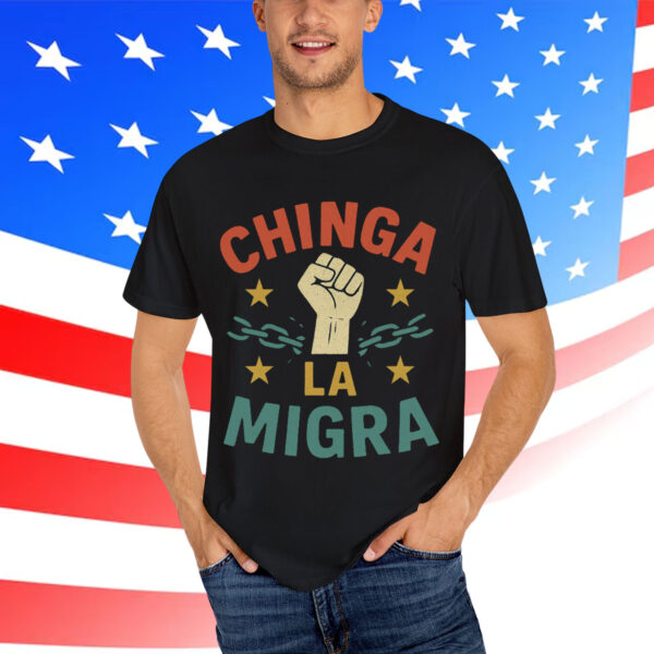 Retro Chinga La Migra T-Shirt