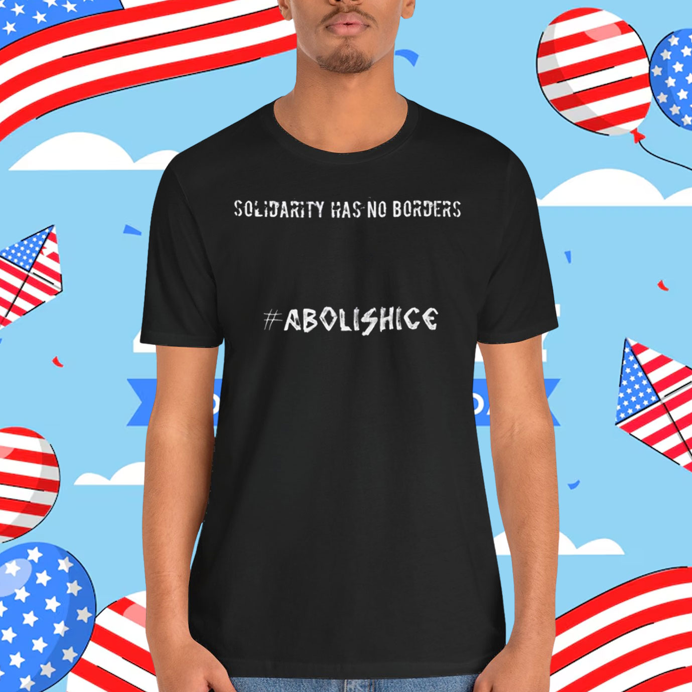 Solidarity Has No Borders Abolish ICE Shirt