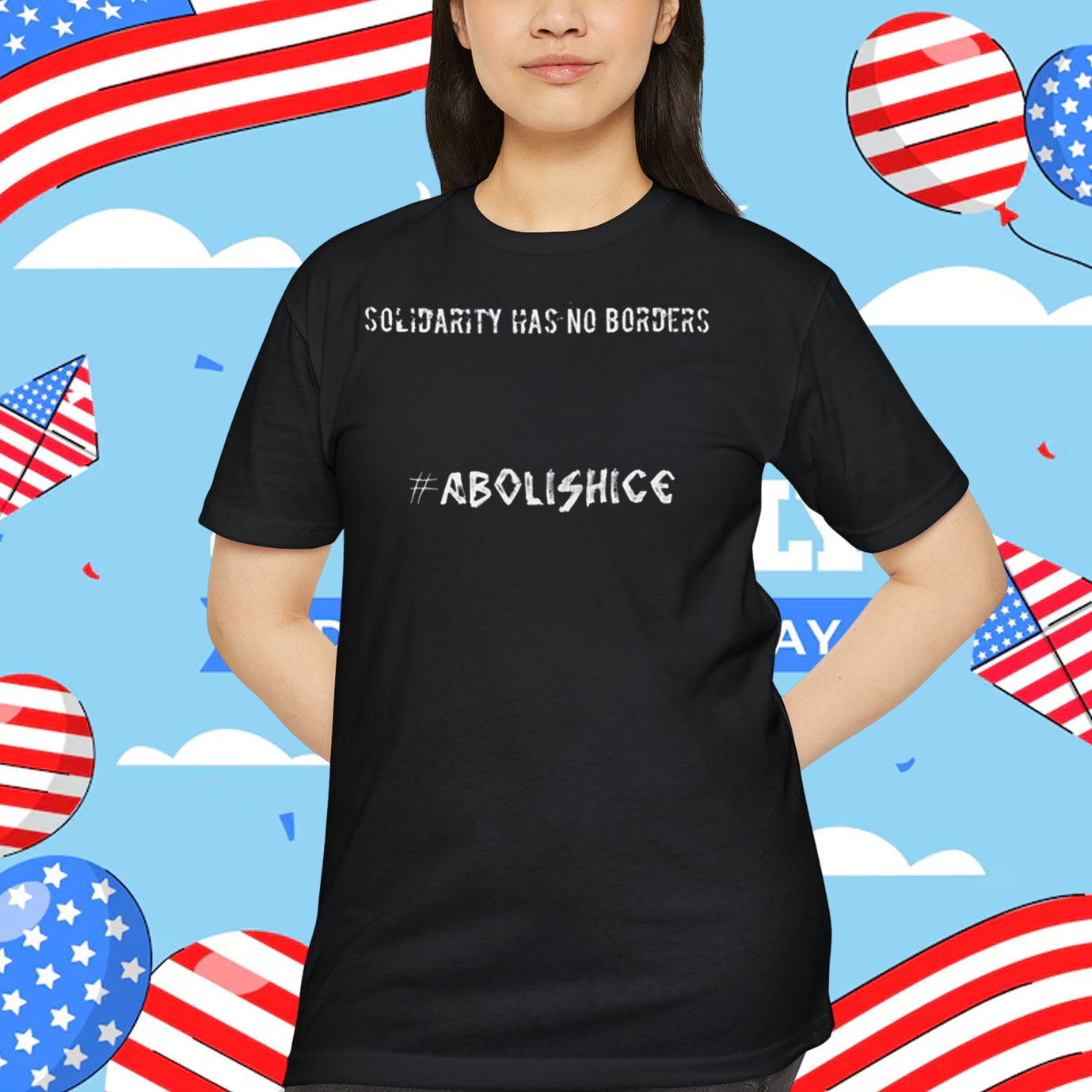 Solidarity Has No Borders Abolish ICE Shirt