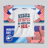 Stars Stripes and Abolish ICE Shirt