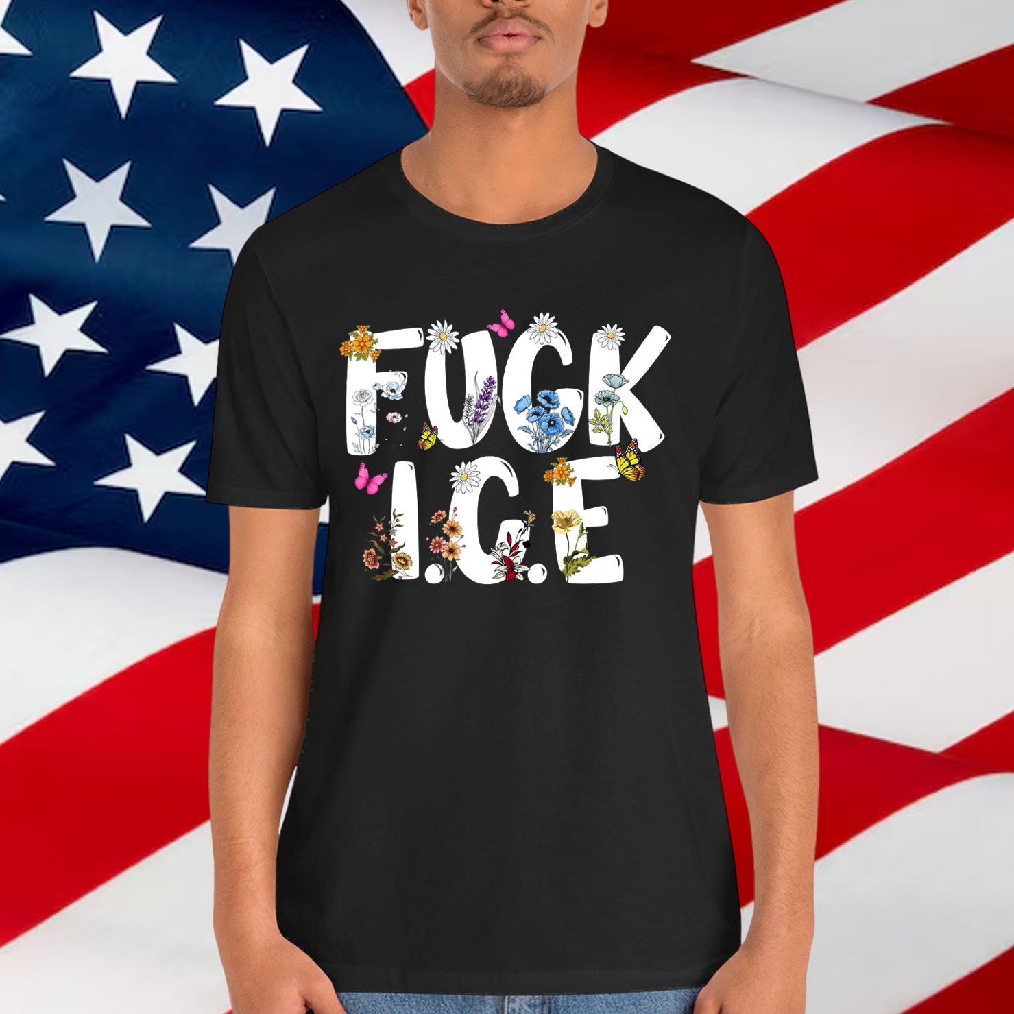 Stuble Floral Fuck ICE T-Shirt