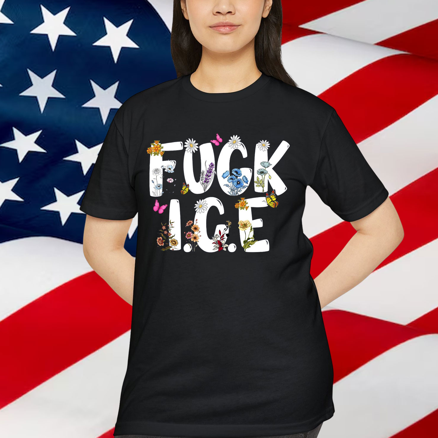Stuble Floral Fuck ICE T-Shirt