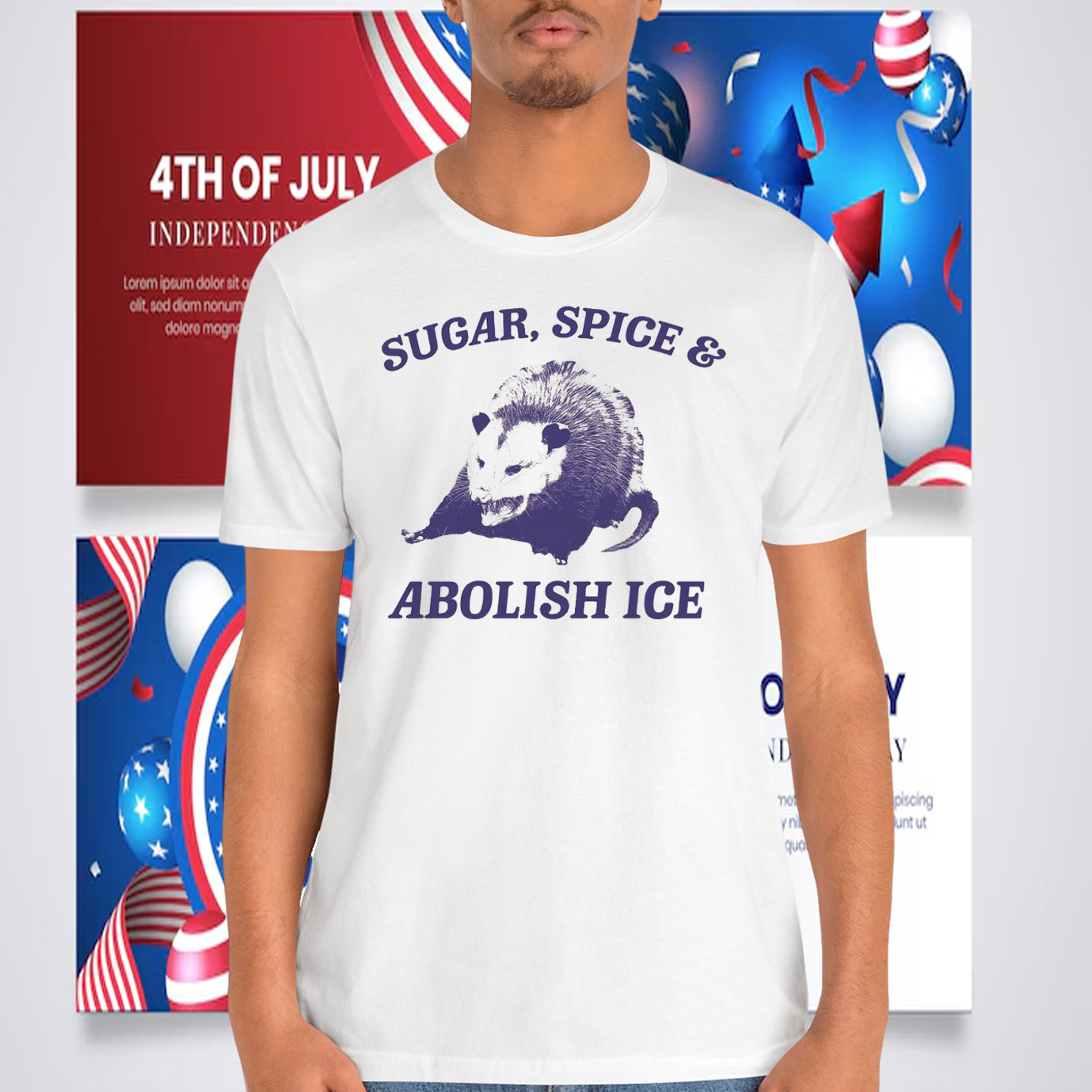 Sugar, Spice and Abolish ICE Unisex Shirt