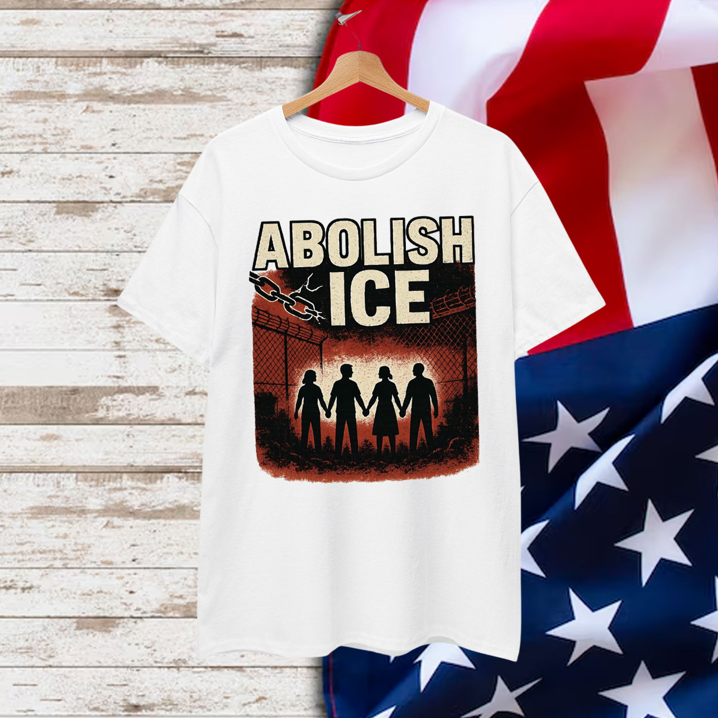 Abolish ICE Justice T-Shirt