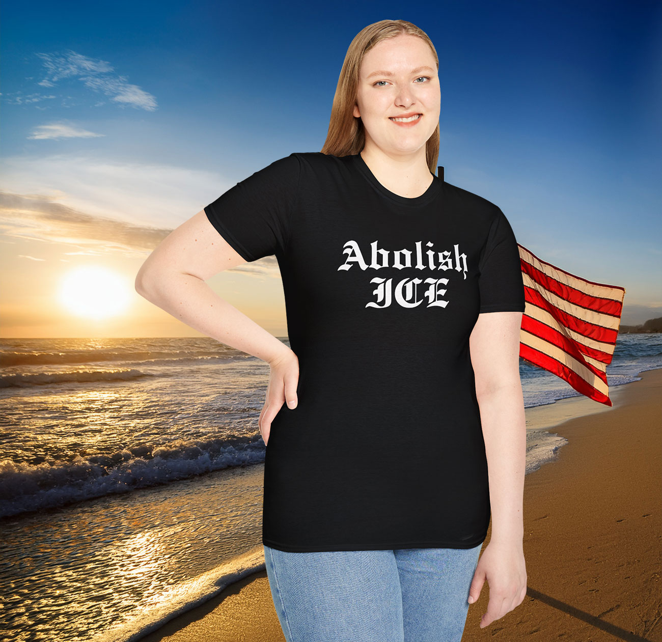 Womens Abolish ICE Shirt