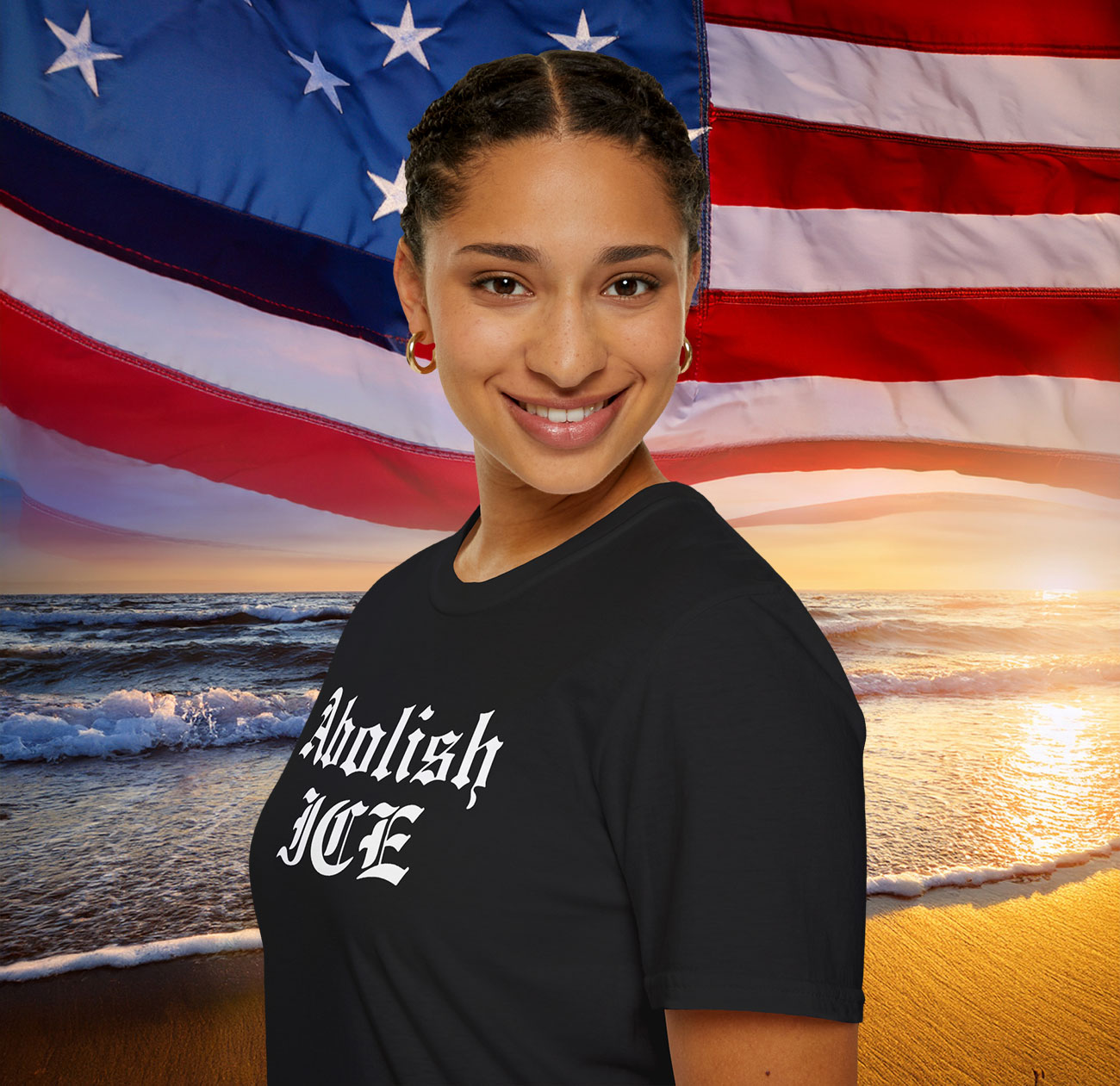 Womens Abolish ICE Shirt