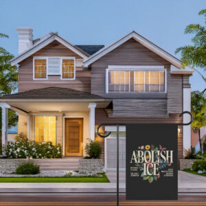 Abolish Fuck Ice Garden Flag